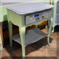 F54a. Matching painted nightstand. 